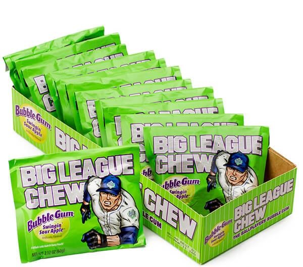 Big League Chew Sour Apple 12 ct.