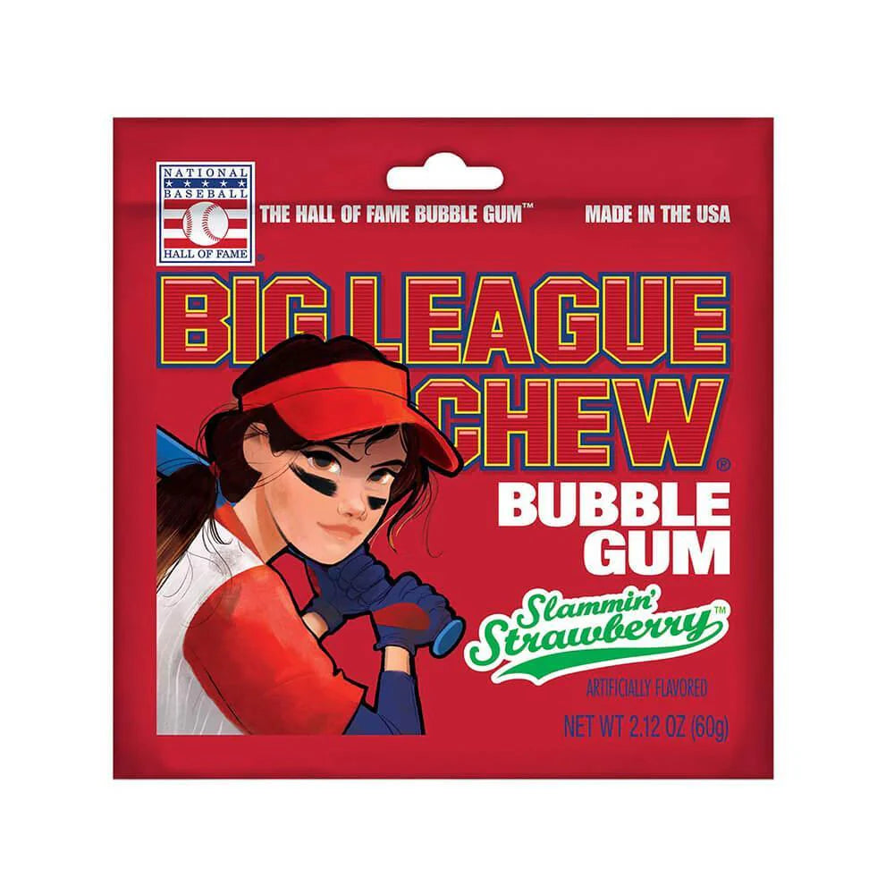 Big League Chew Strawberry 12 ct.