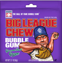 Big League Chew Gum Multi-Flavor Variety Bundle – Assorted Shredded Bubble Gum Packs