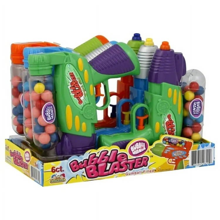 Bubble Blaster Filled with Gumballs 12 ct. - Novelty | Sugar Bear Candy