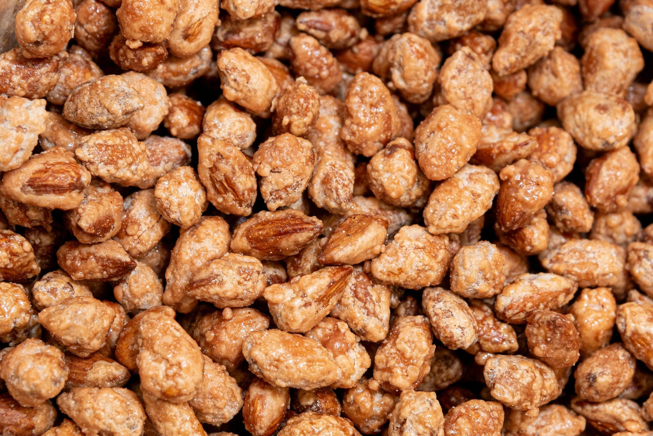 Caramel Almonds - Sweet nuts | Sugar Bear Candy