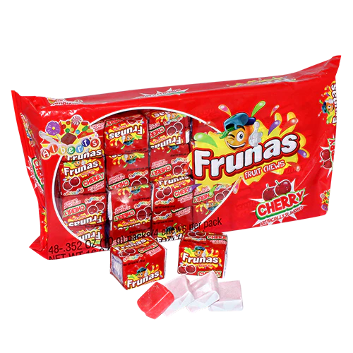 Frunas Fruit Chews Cherry 48 ct.