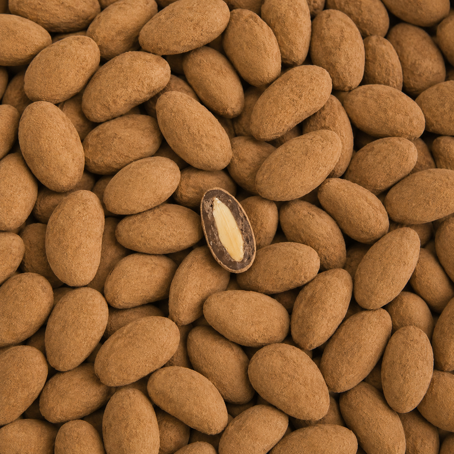 Cocoa Dusted Almonds – Rich Chocolatey Crunchy Snack
