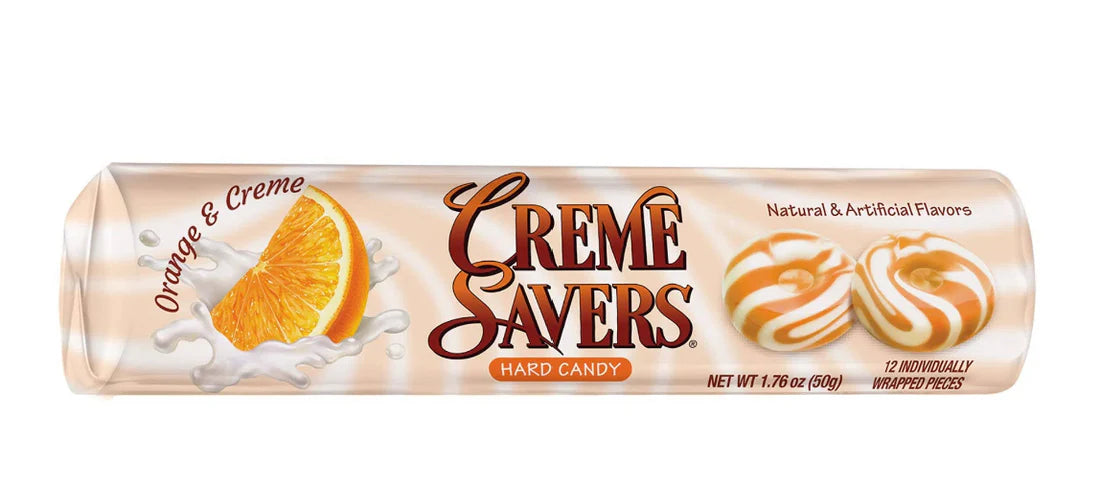 Crème Savers Orange & Crème Rolls 24 ct.