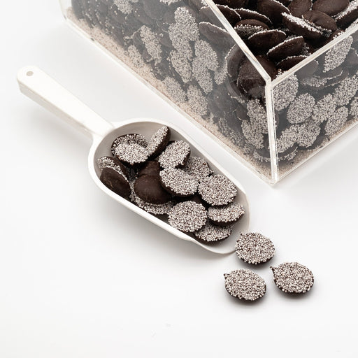 Dark Chocolate Nonpareils - Chocolate | Sugar Bear Candy