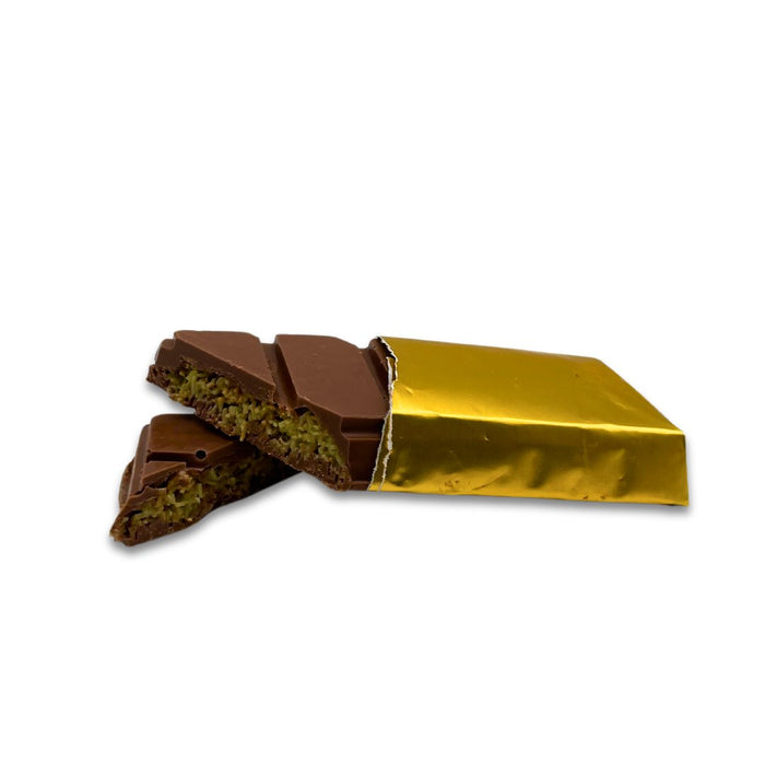 Chocolate Trend Duo: Pistachio Filled Angel Hair Chocolate & Dubai Chocolate Bar (Pistachio Knafeh)