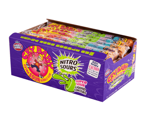 Dubble Bubble Cry Baby Nitro Sour 24 ct. - Novelty | Sugar Bear Candy