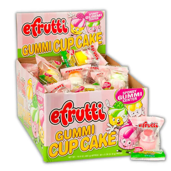 e.frutti Gummy Cupcakes 60 ct.