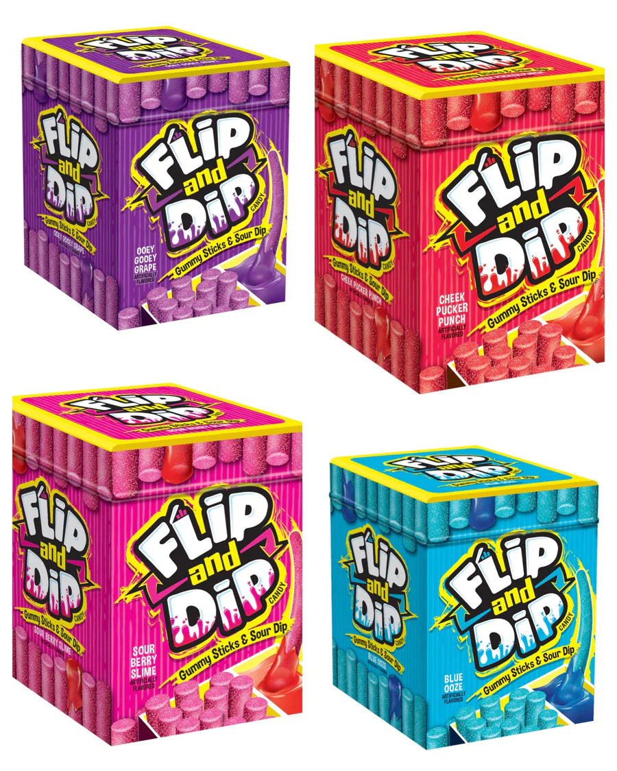 Flip and Dip Gummy Sticks 8 ct.