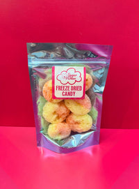 Thumbnail for Freeze Dried Gummy Peach Rings - Candy | Sugar Bear Candy