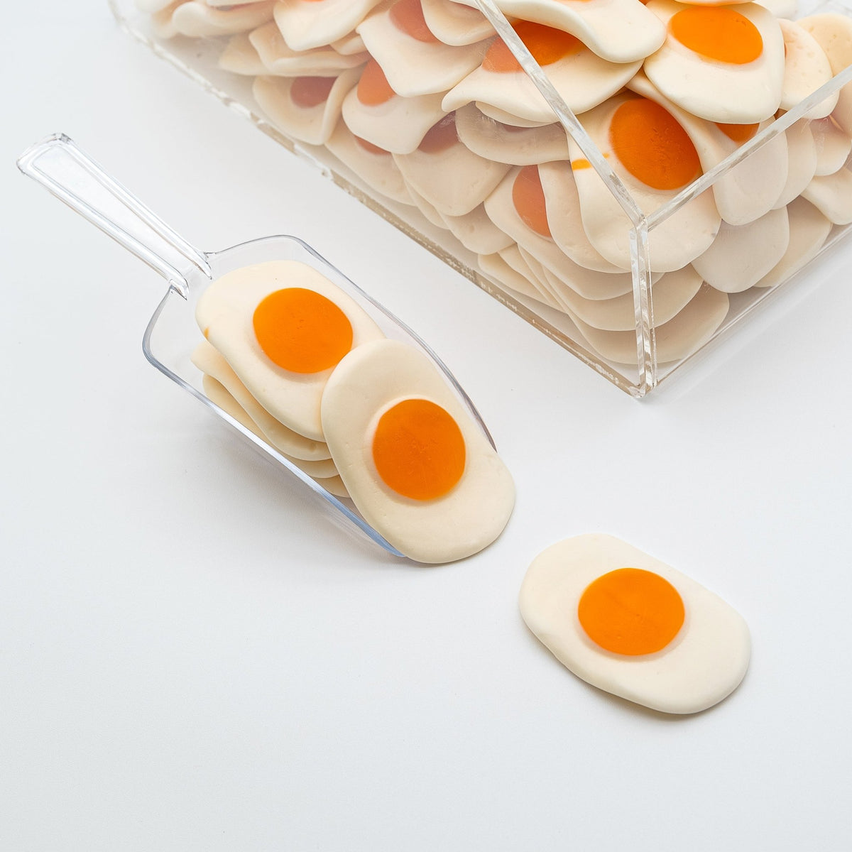 Fried Eggs Party Gummies Candy - Gluten Free European Sweets From Spain, Fun Shape