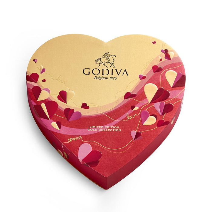 Godiva Heart Assorted Chocolate 14 piece Gift Box - Chocolate | Sugar Bear Candy