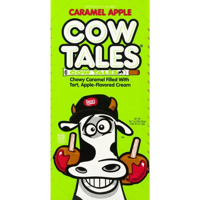 Goetze's Caramel Apple Cow Tales 36 ct. - Novelty | Sugar Bear Candy