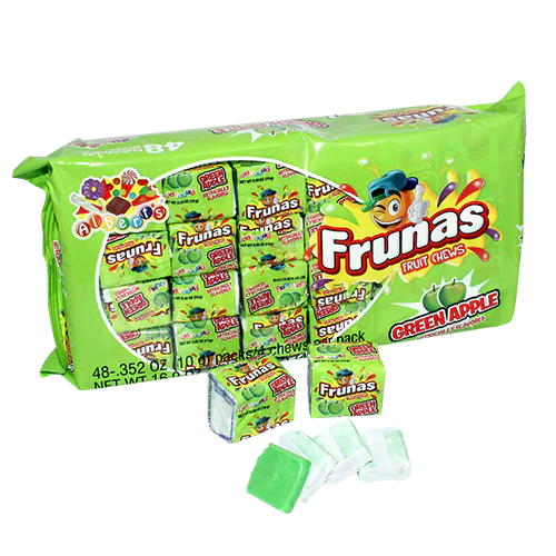 Frunas Fruit Chews Green Apple 48 ct.