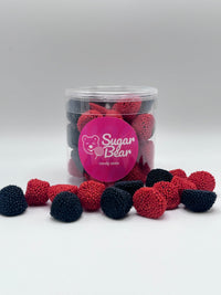 Thumbnail for Gummy Black and Red Raspberries - Candy | Sugar Bear Candy