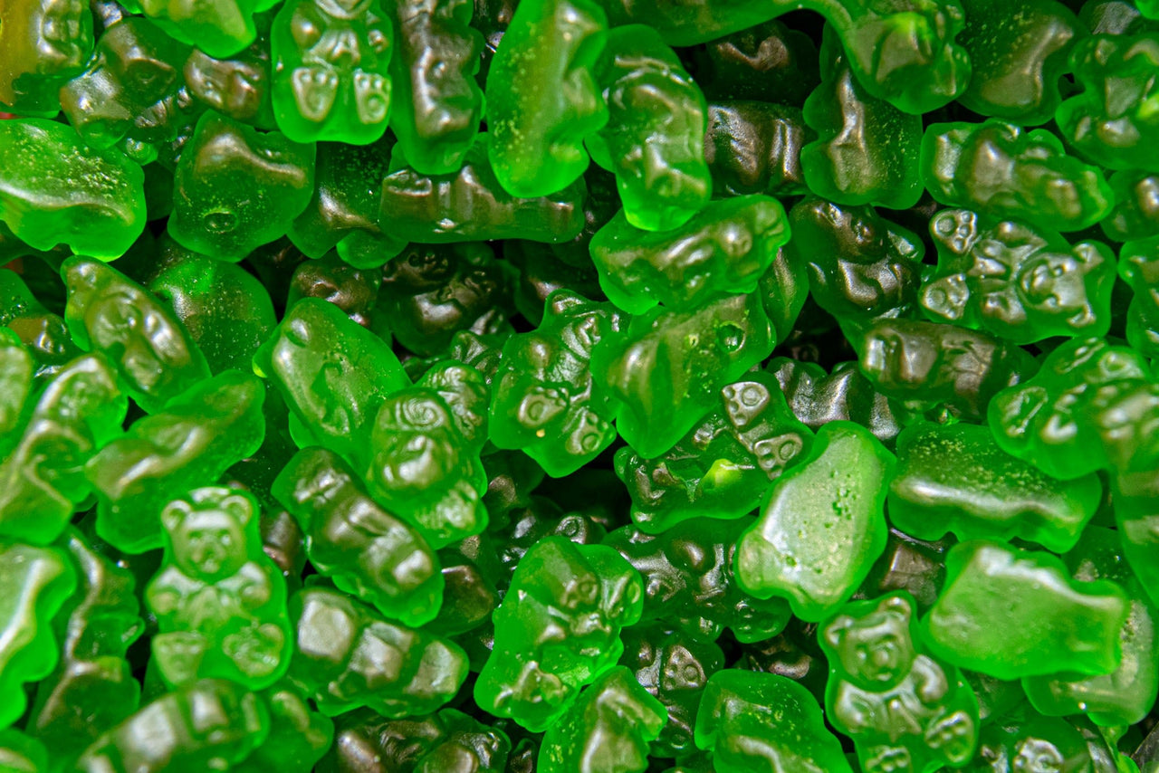 Gummy Green Apple Bears - Candy | Sugar Bear Candy