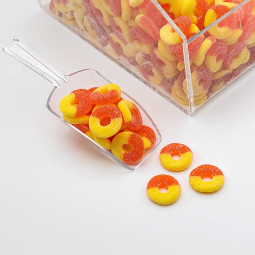 Gummy Peach Rings - Candy | Sugar Bear Candy