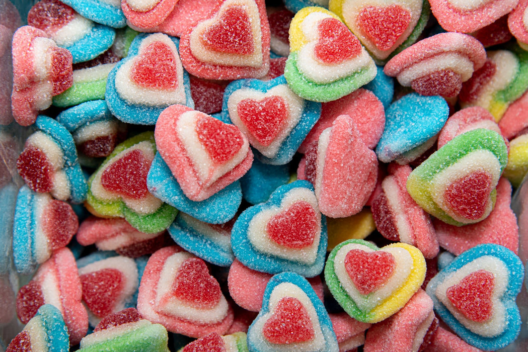 Gummy Triple Hearts - Candy | Sugar Bear Candy