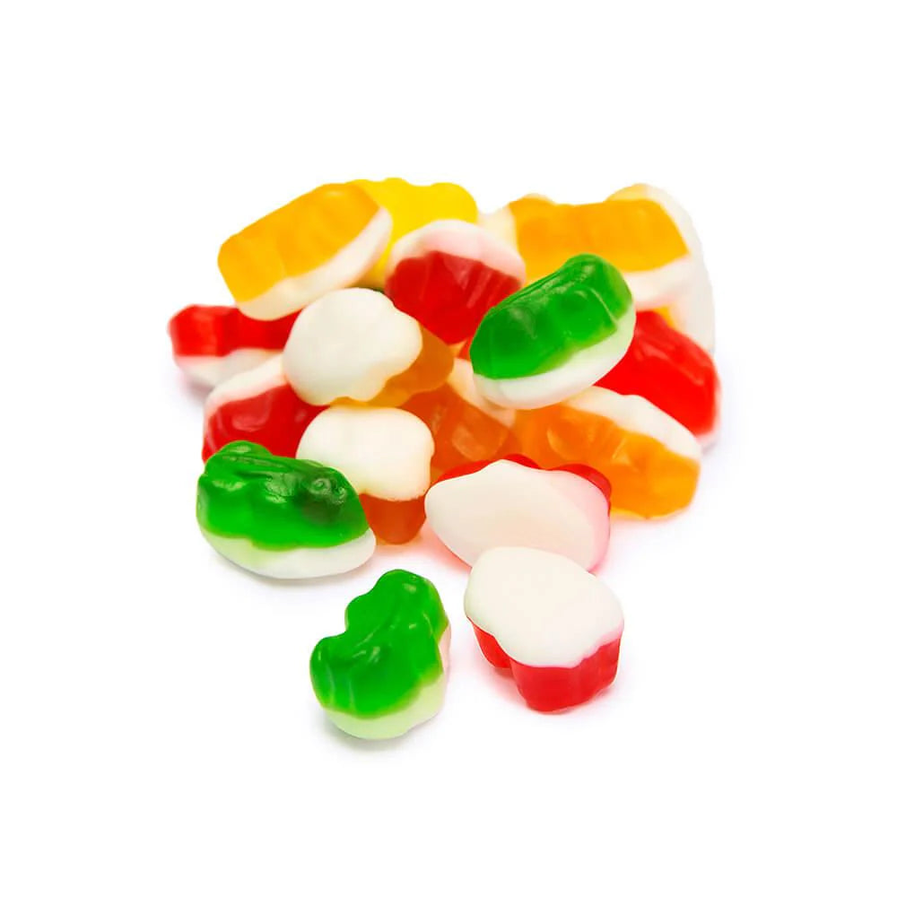 Haribo Mini Rainbow Frogs Gummi Candy Peg Bag 5oz. 12 ct.