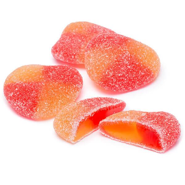 Haribo Peaches Gummi Candy Peg Bag 5oz. 12 ct.