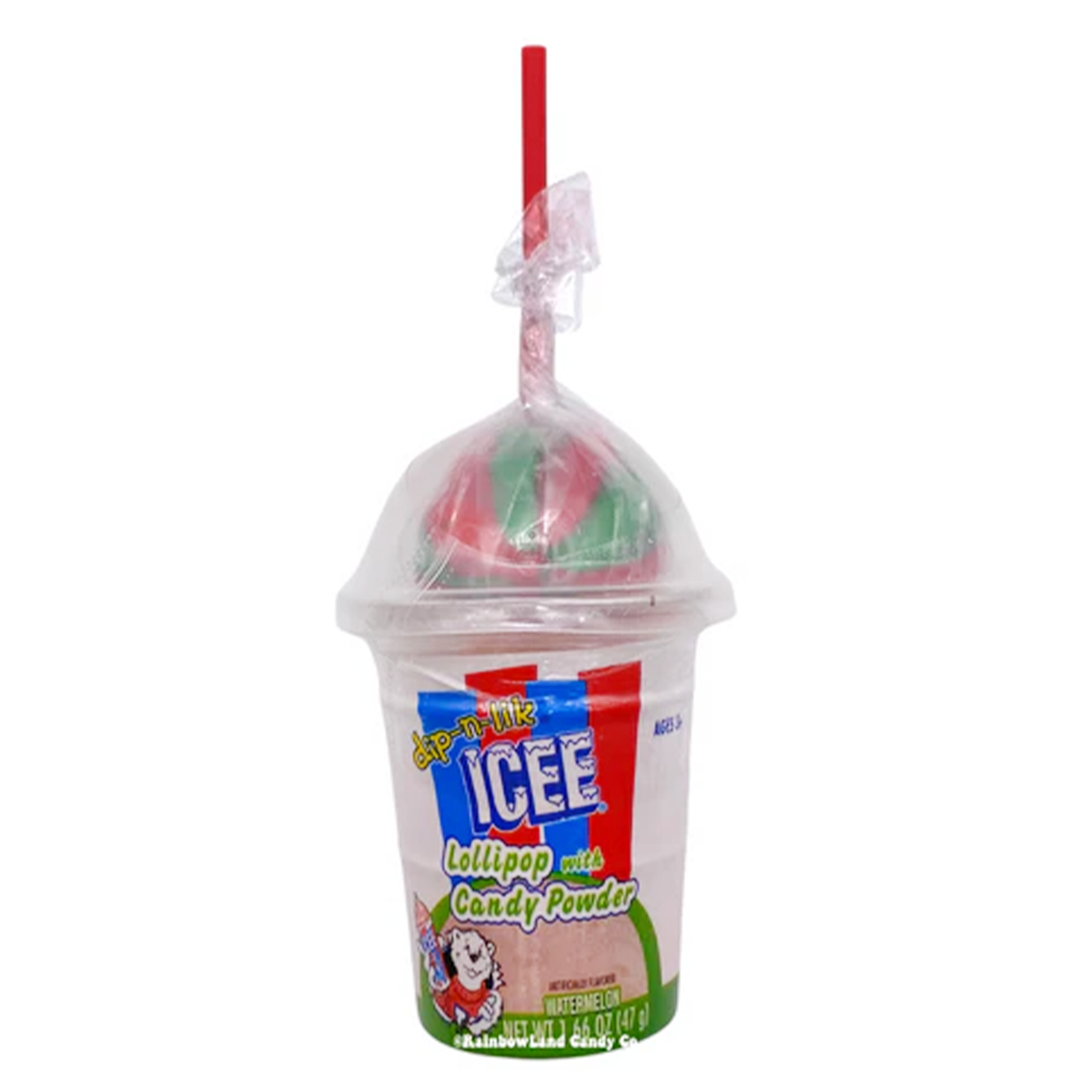 Icee Dip-n-lik Lollipop with Candy Powder 12 ct.