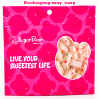 Tropical Jujube Nougat Candy – Soft Chewy Nougat with Fruity Jelly Pieces, Individually Wrapped Snack Treat