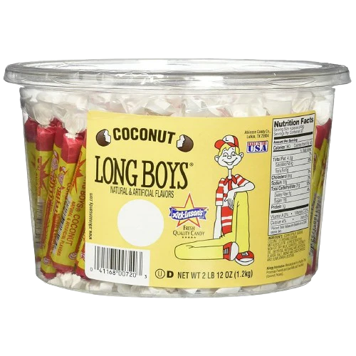 Atkinson's Coconut Long Boys Tub 130 ct.