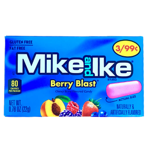 Mike and Ike Berry Blast 0.78 oz. Box 24 ct.