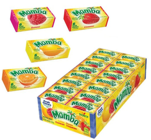 Mamba Fruit Chews Candy 48 ct. - Novelty | Sugar Bear Candy