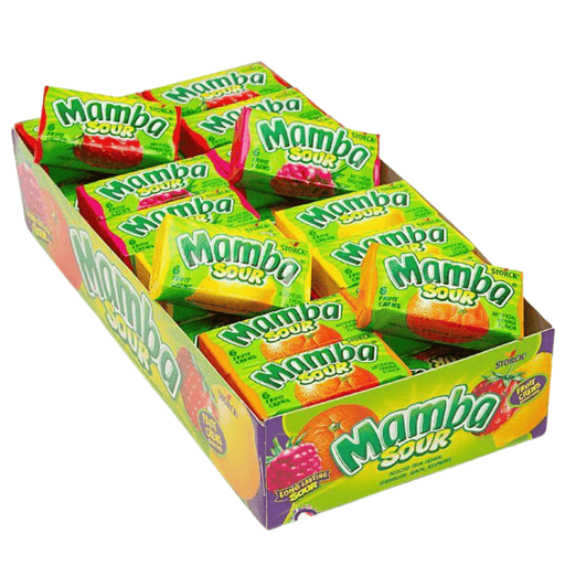 Mamba Sour Fruit Chews Candy 48 ct. - Novelty | Sugar Bear Candy