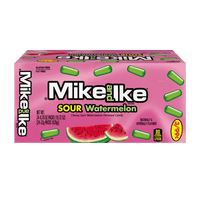 Mike and Ike Sour Watermelon 0.78 oz. Box 24 ct. - Novelty | Sugar Bear Candy