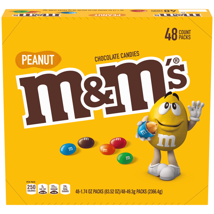 M&M's Peanut 48 ct. - Novelty | Sugar Bear Candy