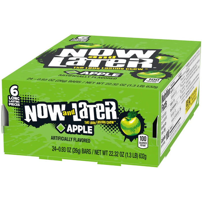 Now and Later Apple 24 ct. - Novelty | Sugar Bear Candy