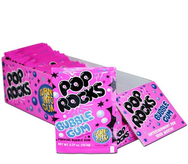 Pop Rocks Bubble Gum 24 ct. — Sugar Bear Candy