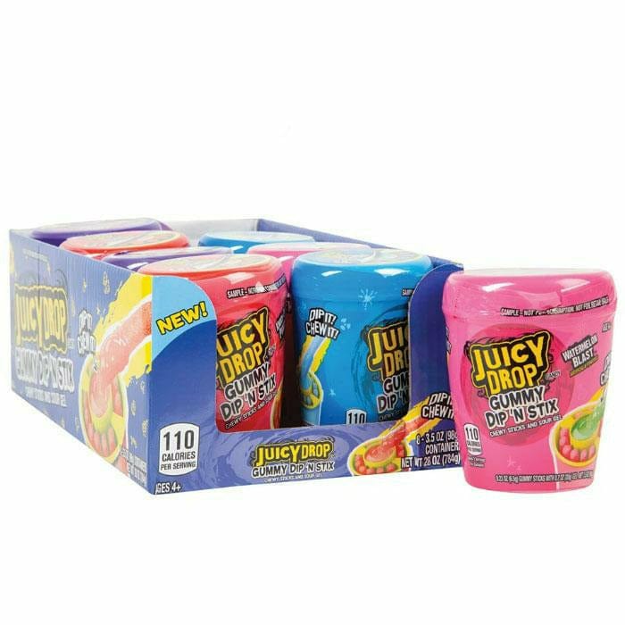 Juicy Drop Gummy Dip N Stix Candy 8 ct.