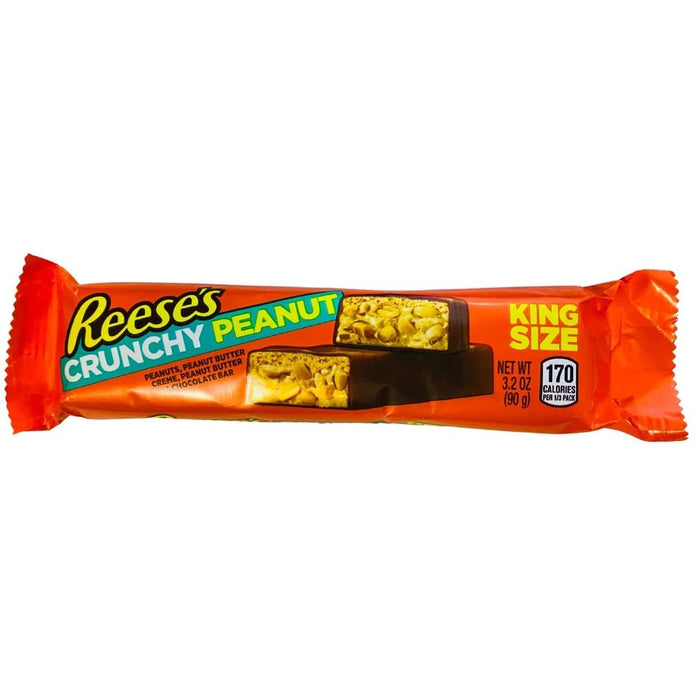 Reese's Crunchy Peanut King Size Bar 18 ct. - Novelty | Sugar Bear Candy