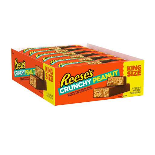 Reese's Crunchy Peanut King Size Bar 18 ct. - Novelty | Sugar Bear Candy