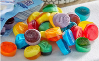 Thumbnail for Sweetarts Gummies Fruity Splitz - 5oz 12 tc.