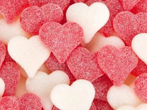 Sour Cherry Gummy Hearts - Candy | Sugar Bear Candy