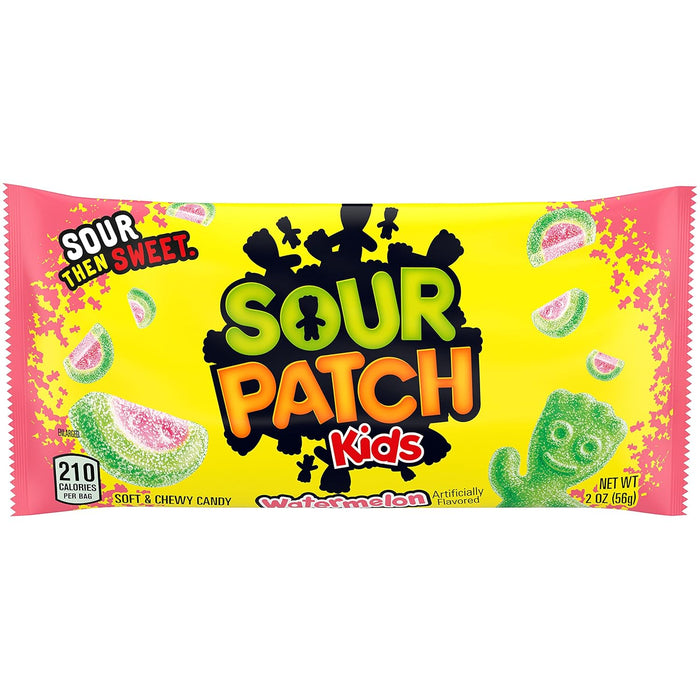 Sour Patch Watermelon, 2 oz Bags 24 ct. - Novelty | Sugar Bear Candy