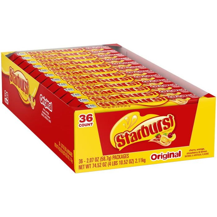 Starburst Original 36 ct. - Novelty | Sugar Bear Candy