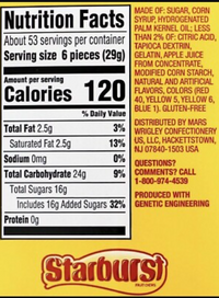 Original Now and Later & Starburst – Soft & Chewy Fruit Candy Favorites