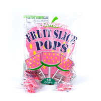 Thumbnail for Fruit Slice Pops Strawberry 48 ct.