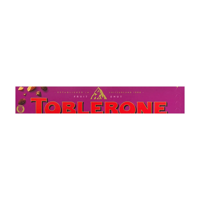 Toblerone Milk Chocolate with Raisin, Honey and Almond Nougat 20 ct. - Novelty | Sugar Bear Candy