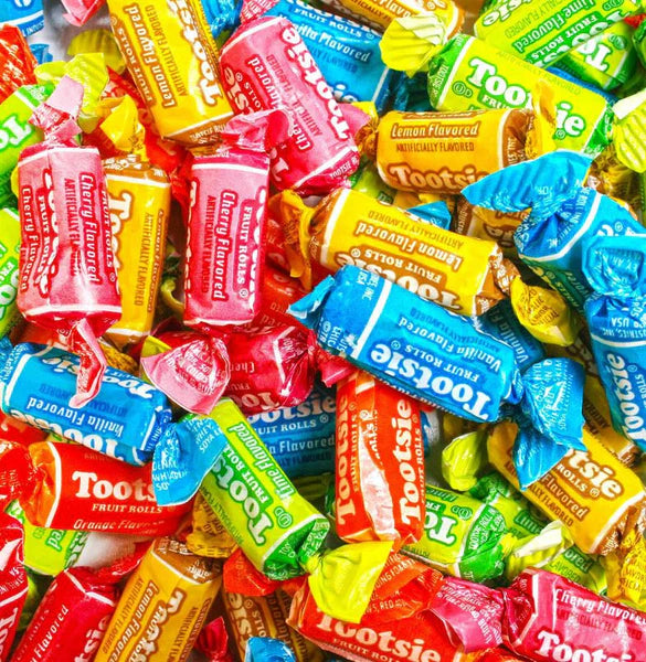 Tootsie Rolls Fruit Chews – Soft Chewy Candy with Cherry, Lemon, Lime & Orange Flavors, Individually Wrapped