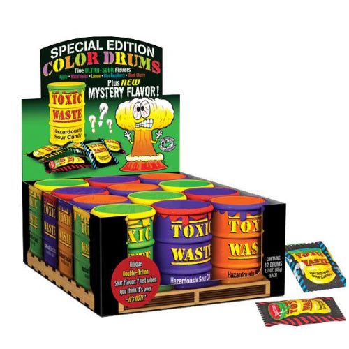 Toxic Waste Special Edition Color Drums 12 ct.