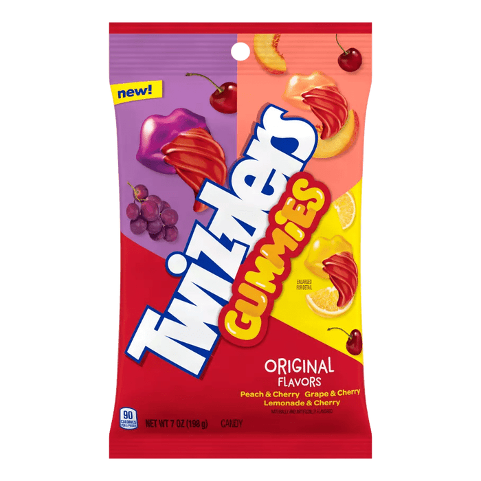 Twizzlers Gummies 7oz. 12 ct. - Novelty | Sugar Bear Candy