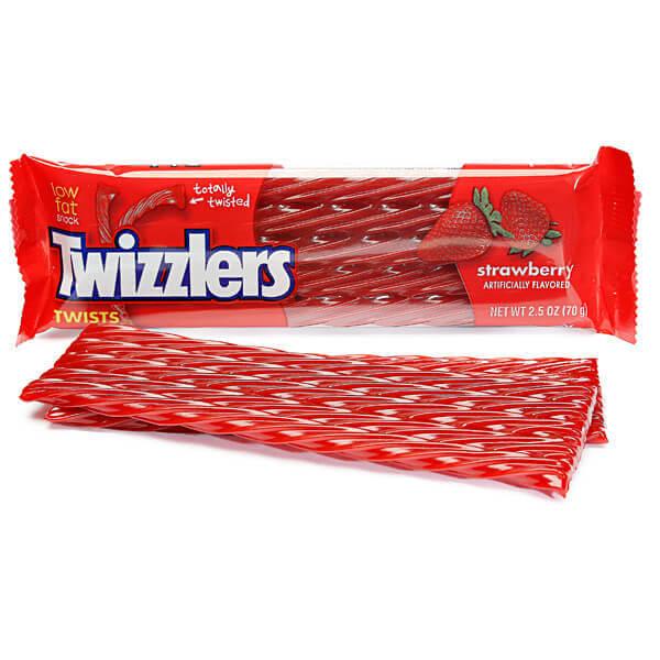 Twizzlers Strawberry 18 ct. - Novelty | Sugar Bear Candy