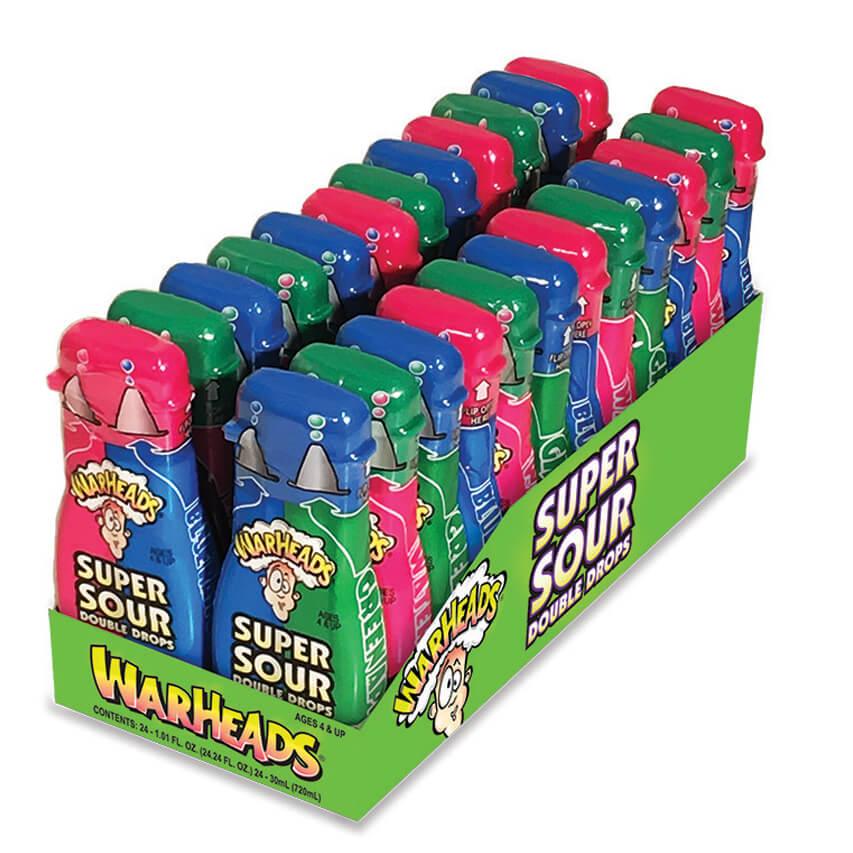 Warheads Double Drops Sour Liquid Dispensers 24 ct.