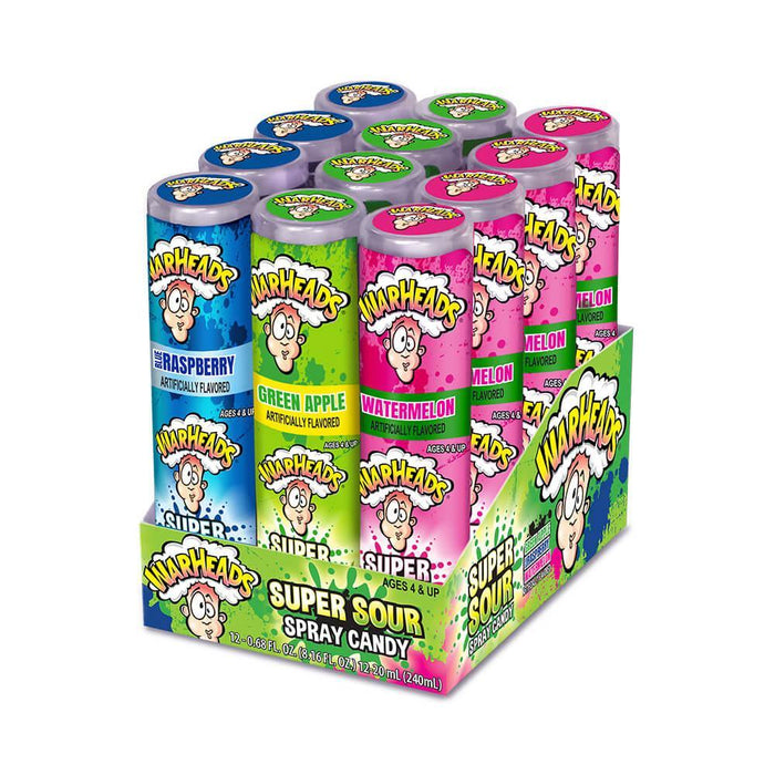 Warheads Super Sour Spray Candy 12 ct.